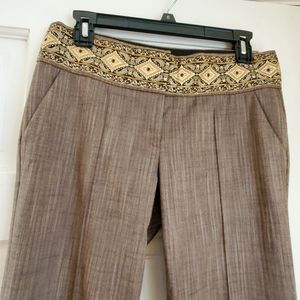 Bebe Embroidered Waist Trousers